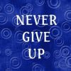 Never Give Up. Never Give Up.